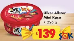 ÜLKER MİNİ ALLSTAR KASE 226 G - BAYRAM ŞEKERİ/ÇİKOLATASI